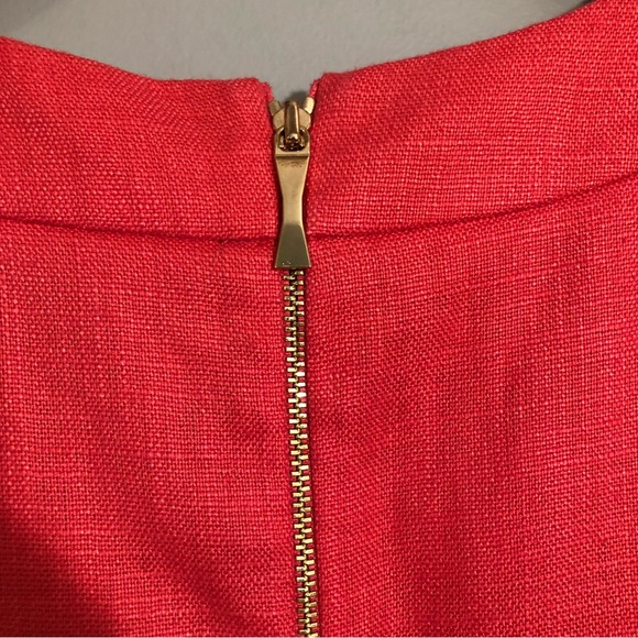 NWT Kate Spade Edith Linen Jeweled Sleeveless Dress Size 2 - Picture 11 of 11